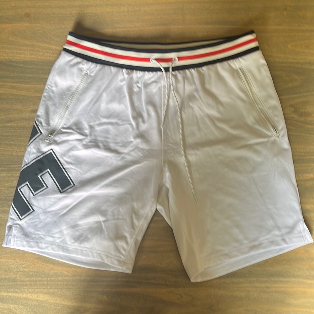 American Eagle Men’s Red White and Blue Shorts